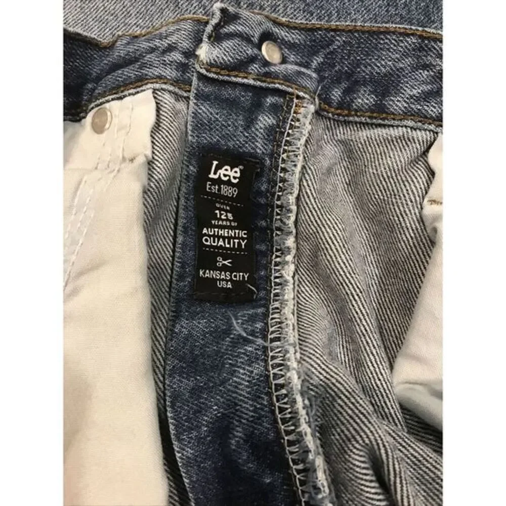 Distressed Lee Regular Fit  Mens 36x29 Blue Denim‎ Jeans Kansas City USA 🇺🇸